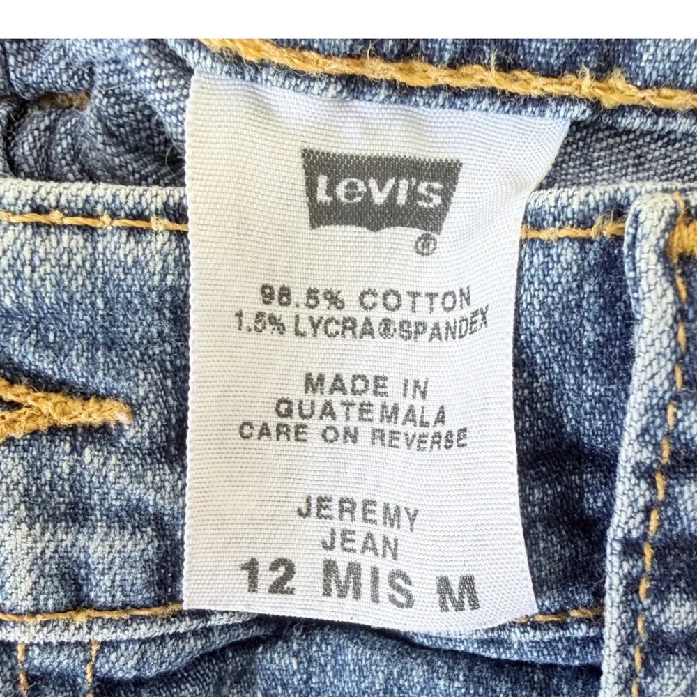 Vintage Levi's Jeremy Flare Jeans Size 12 M Y2K Patch Pocket 26” Inseam